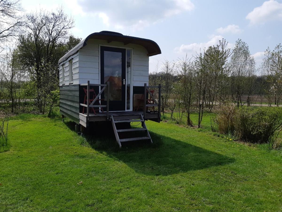 B&B Pipowagen "Het Wellnesst" Op Wellness Camping En B&B Stoltenborg Meddo Zewnętrze zdjęcie