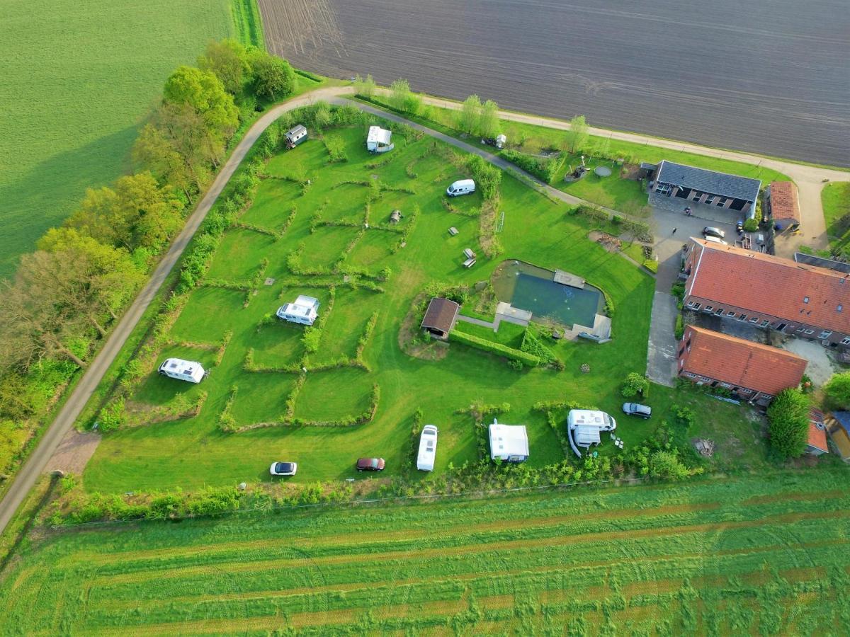 B&B Pipowagen "Het Wellnesst" Op Wellness Camping En B&B Stoltenborg Meddo Zewnętrze zdjęcie