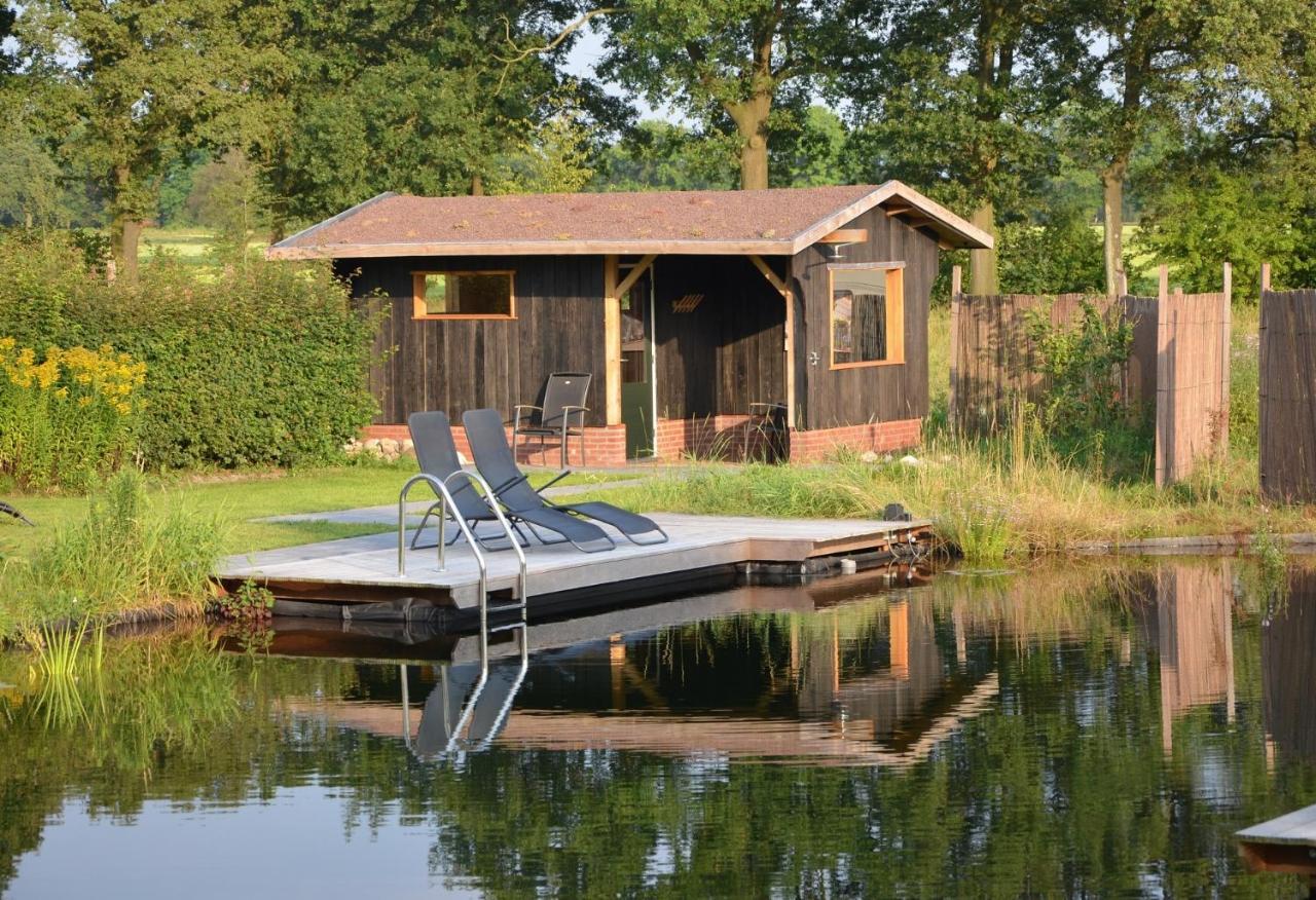 B&B Pipowagen "Het Wellnesst" Op Wellness Camping En B&B Stoltenborg Meddo Zewnętrze zdjęcie