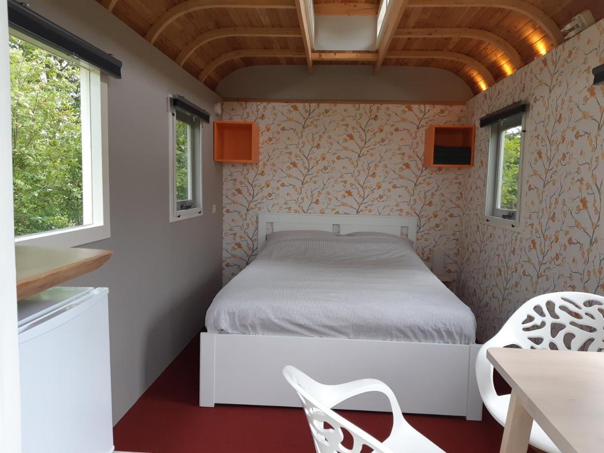 B&B Pipowagen "Het Wellnesst" Op Wellness Camping En B&B Stoltenborg Meddo Zewnętrze zdjęcie