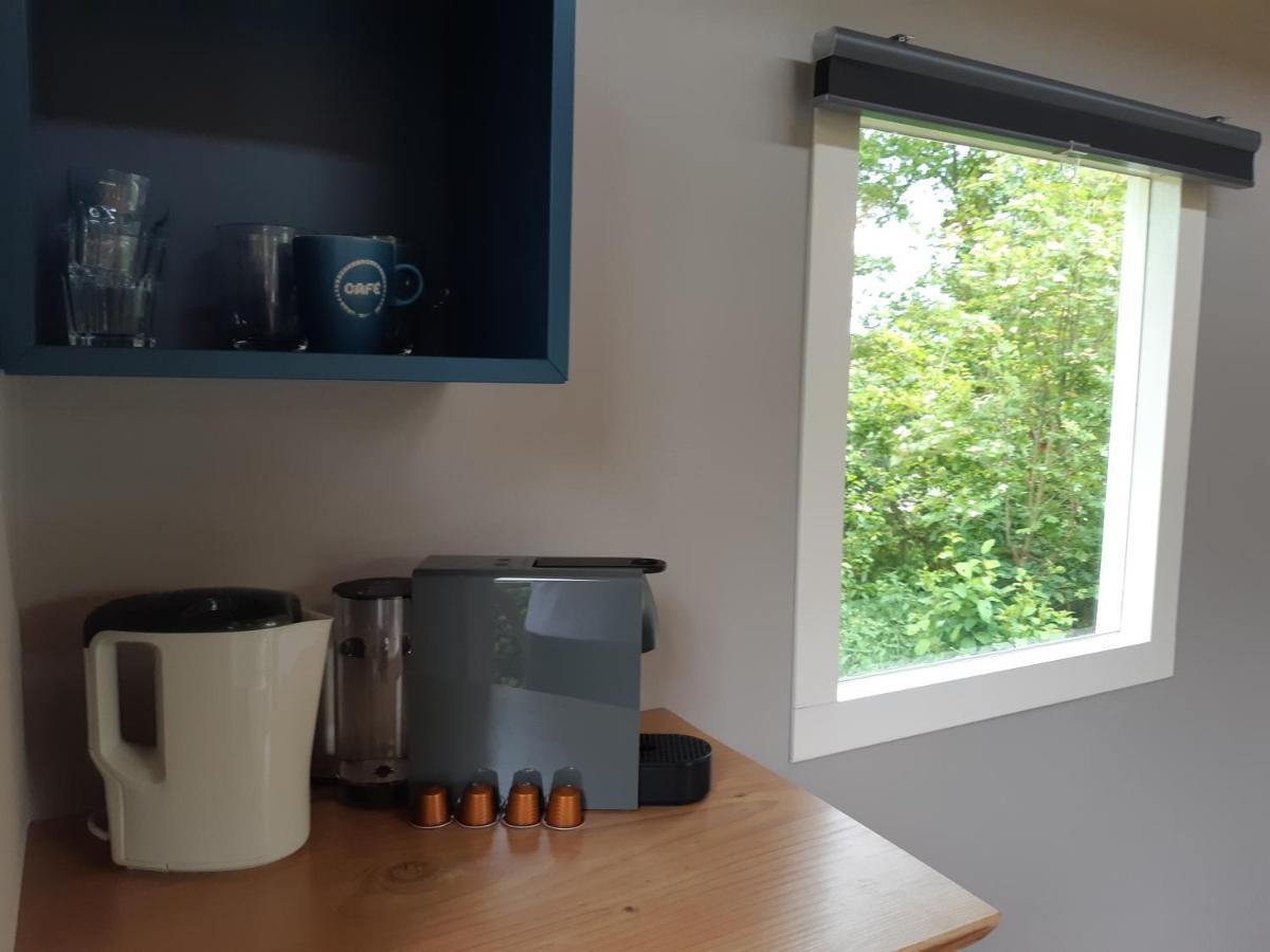 B&B Pipowagen "Het Wellnesst" Op Wellness Camping En B&B Stoltenborg Meddo Zewnętrze zdjęcie