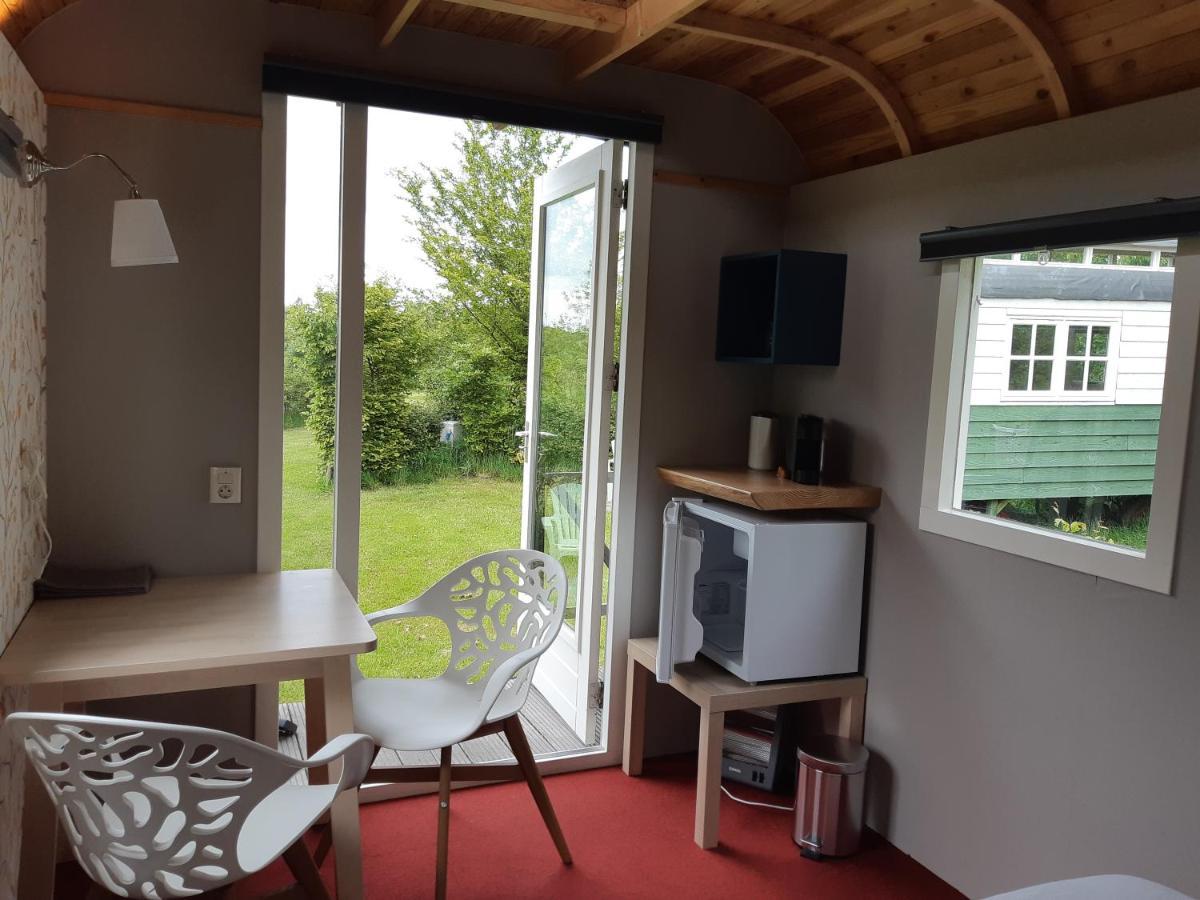 B&B Pipowagen "Het Wellnesst" Op Wellness Camping En B&B Stoltenborg Meddo Zewnętrze zdjęcie